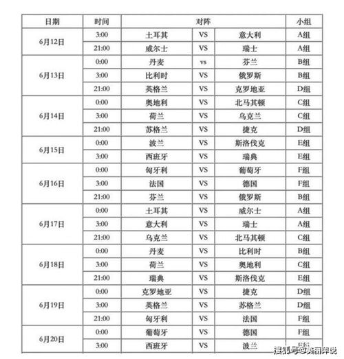 赛程直播与全球足球狂欢