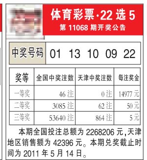 河南福彩22选5开奖公告时间