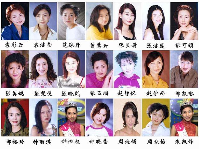 香江遗梦，香港60后女星一览表香港60后女星一览表大全